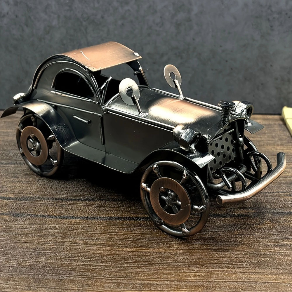 Vintage Collectible Cars - Ornement de voiture ancienne en fer,