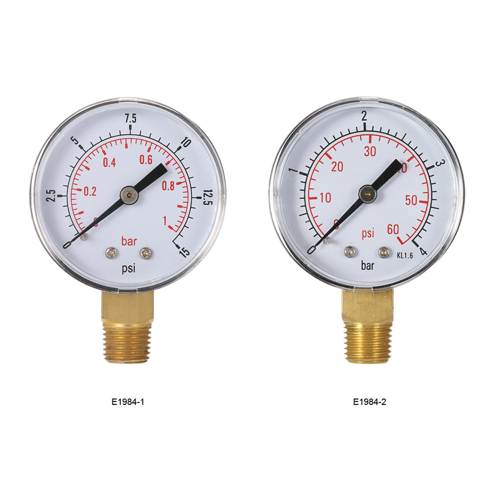 Analog Meter Gauge - Manomètre hydraulique de pression d'eau de