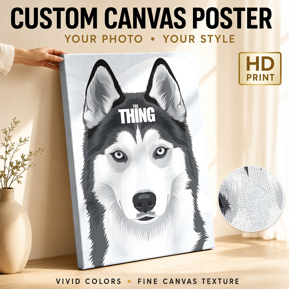 Collectible Vintage Photos - Affiche sur toile du film The
