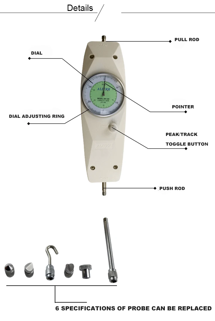 Dynamomètre à aiguille analogi - Analog Meter Gauge avis et prix