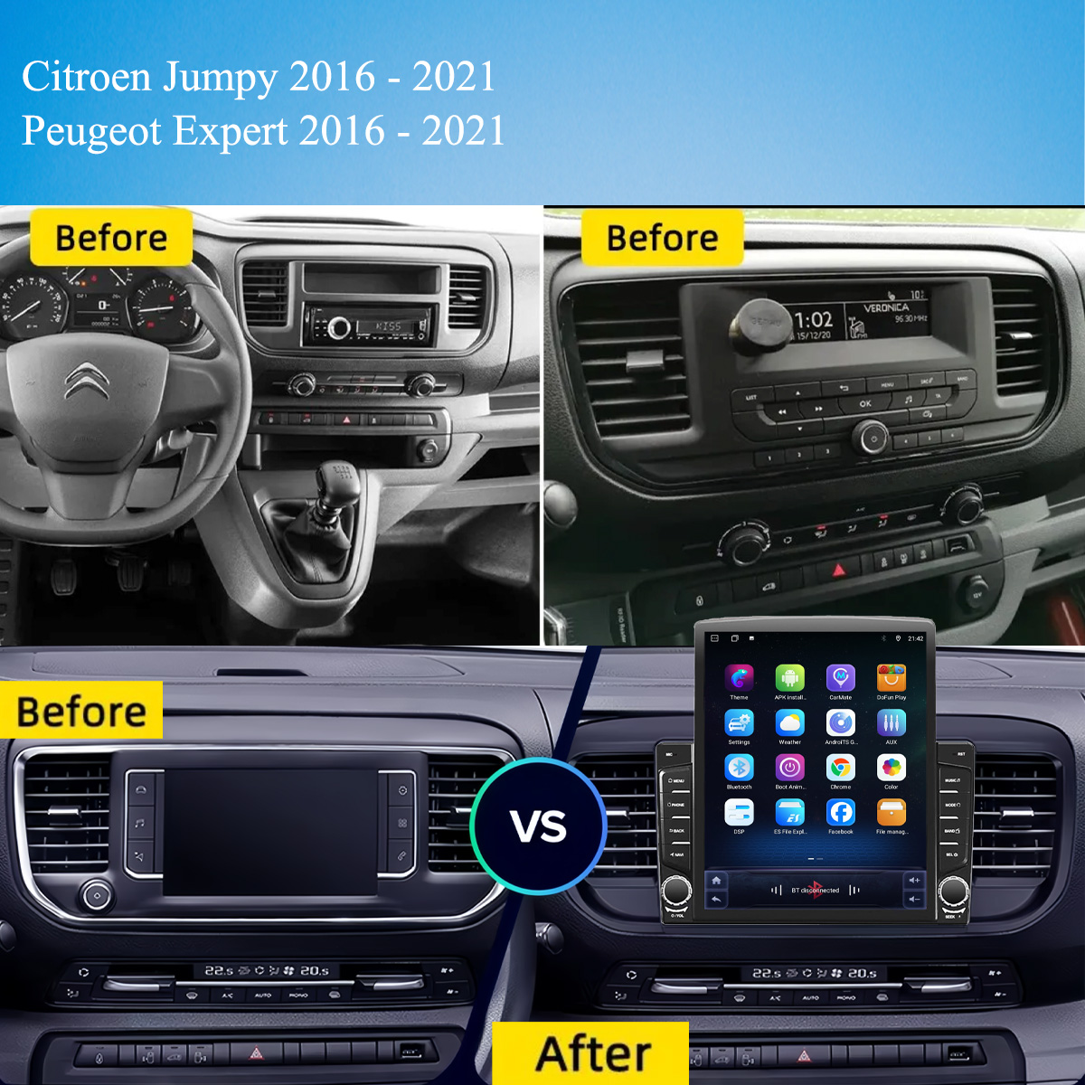 8 cœurs 8 + 128G Carplay Auto  - Cassette Tape Head avis et prix