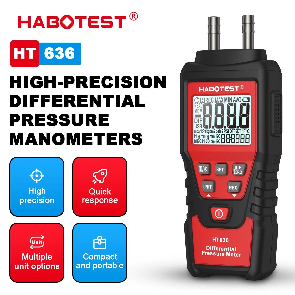 HABOTEST HT636 manomètre numér - Analog Meter Gauge avis et prix