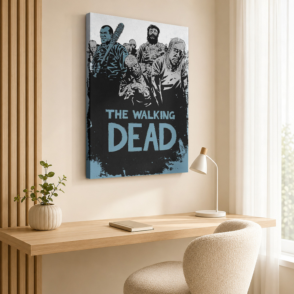 Affiche sur toile The Walking  - Collectible Vintage Photos avis et prix