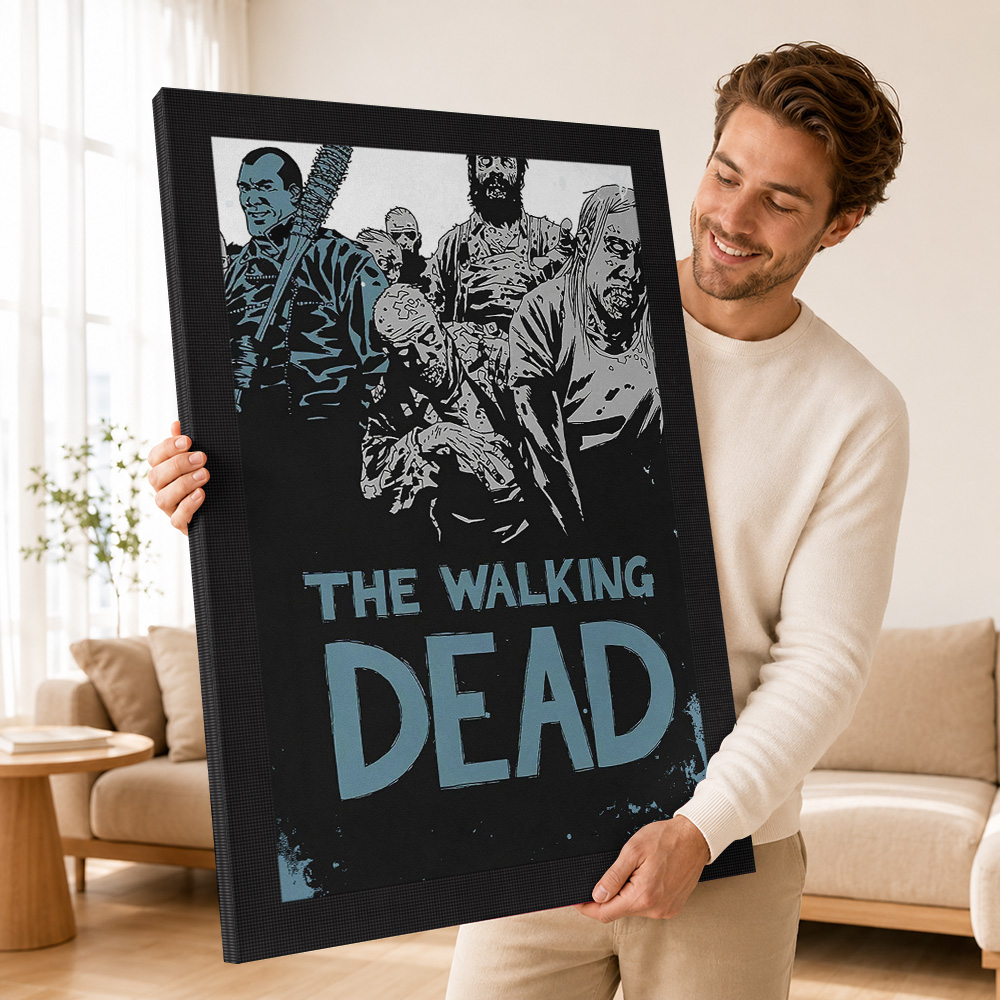 Affiche sur toile The Walking  - Collectible Vintage Photos avis et prix