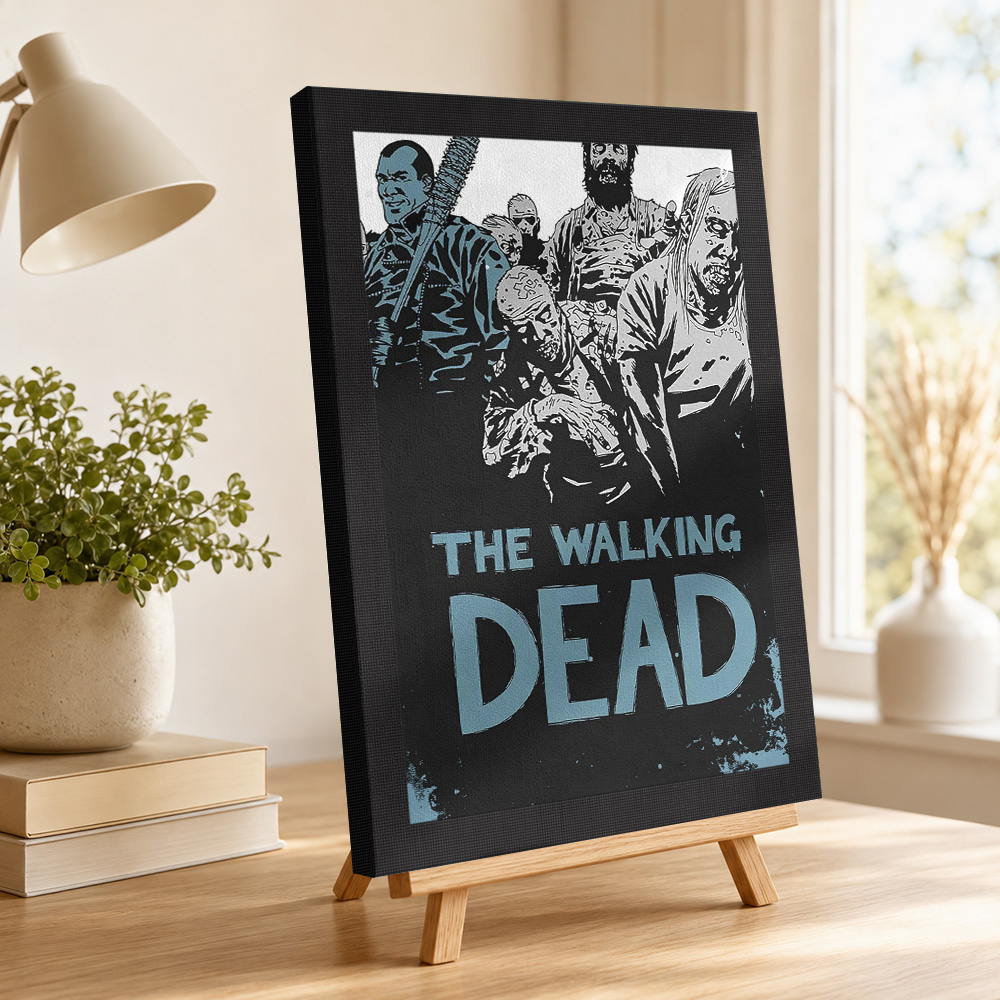 Affiche sur toile The Walking  - Collectible Vintage Photos avis et prix