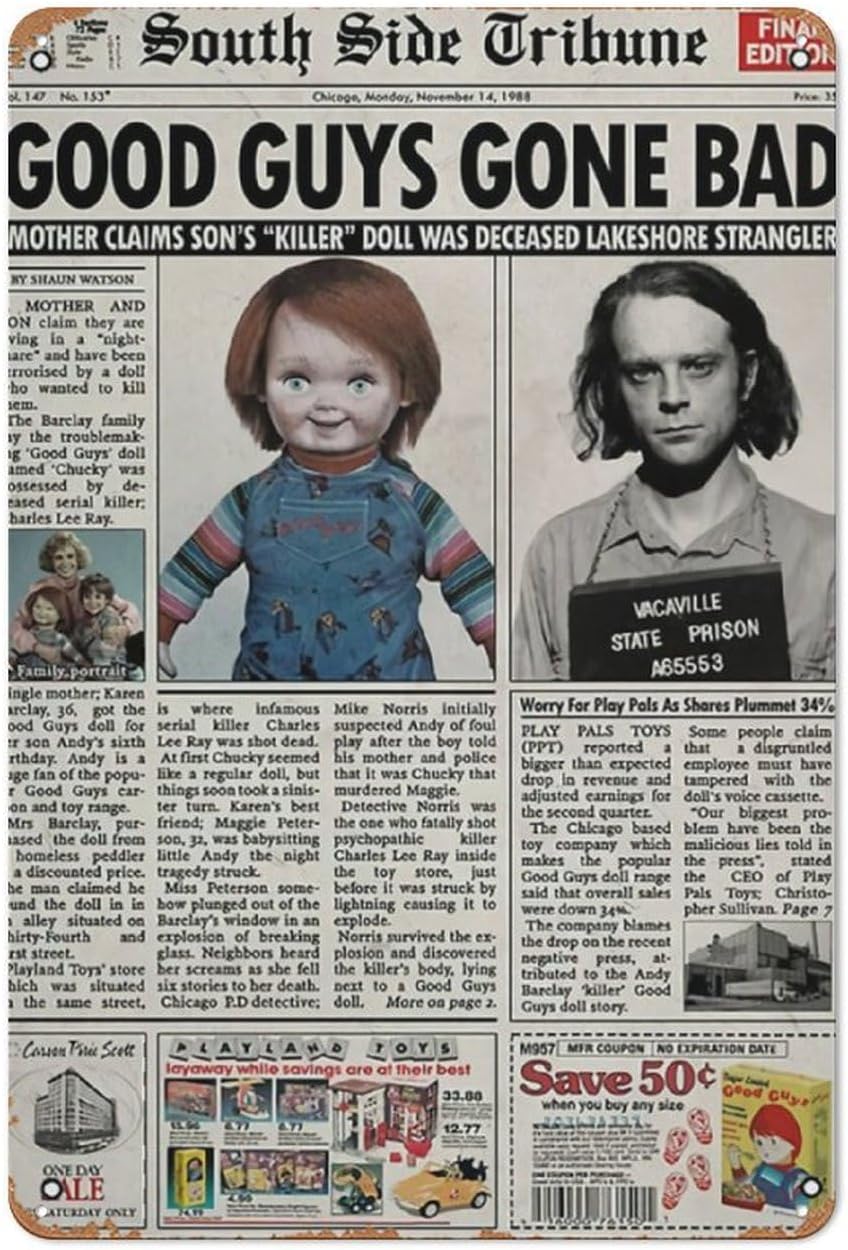 Child S Play 1988 journal affi - Collectible Vintage Newspapers avis et prix